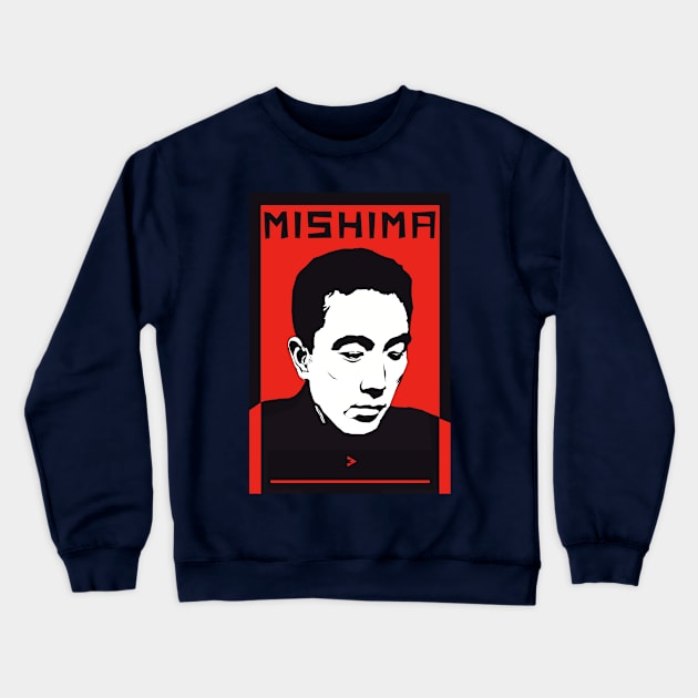 Yukio Mishima V Crewneck Sweatshirt by Exile Kings 